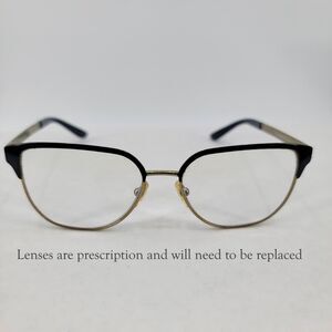 Tory Burch Womens Blue/Gold TY1066 3293 52-15-140 Metal Eyeglass FRAMES ONLY